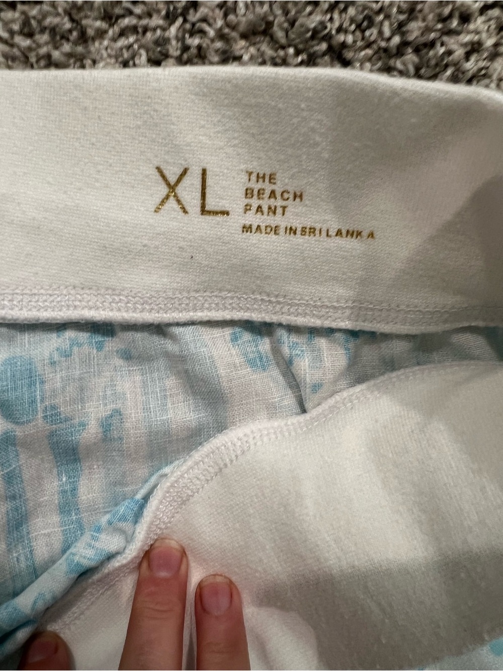 Lilly Pulitzer “Amalfi Blue Sunny State of Mind” Wide Leg Beach Pants - Picture 2 of 10